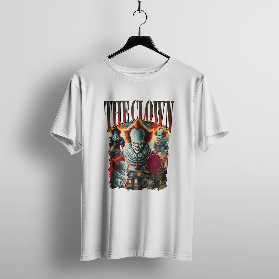 Creepy Clown Halloween T-Shirt