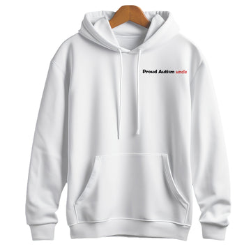 Proud Autism Uncle Pullover Hoodie – Advocacy and Awareness Apparel for My Niece