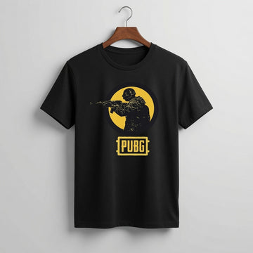 Men's PUBG Circular Silhouette Graphic T-Shirt