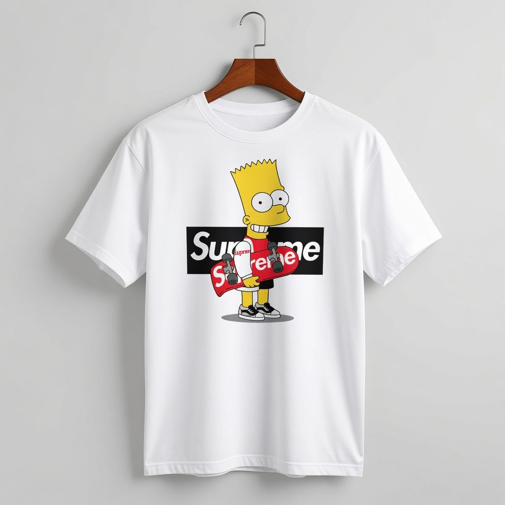 Bart Simpson Skateboard Graphic Tee