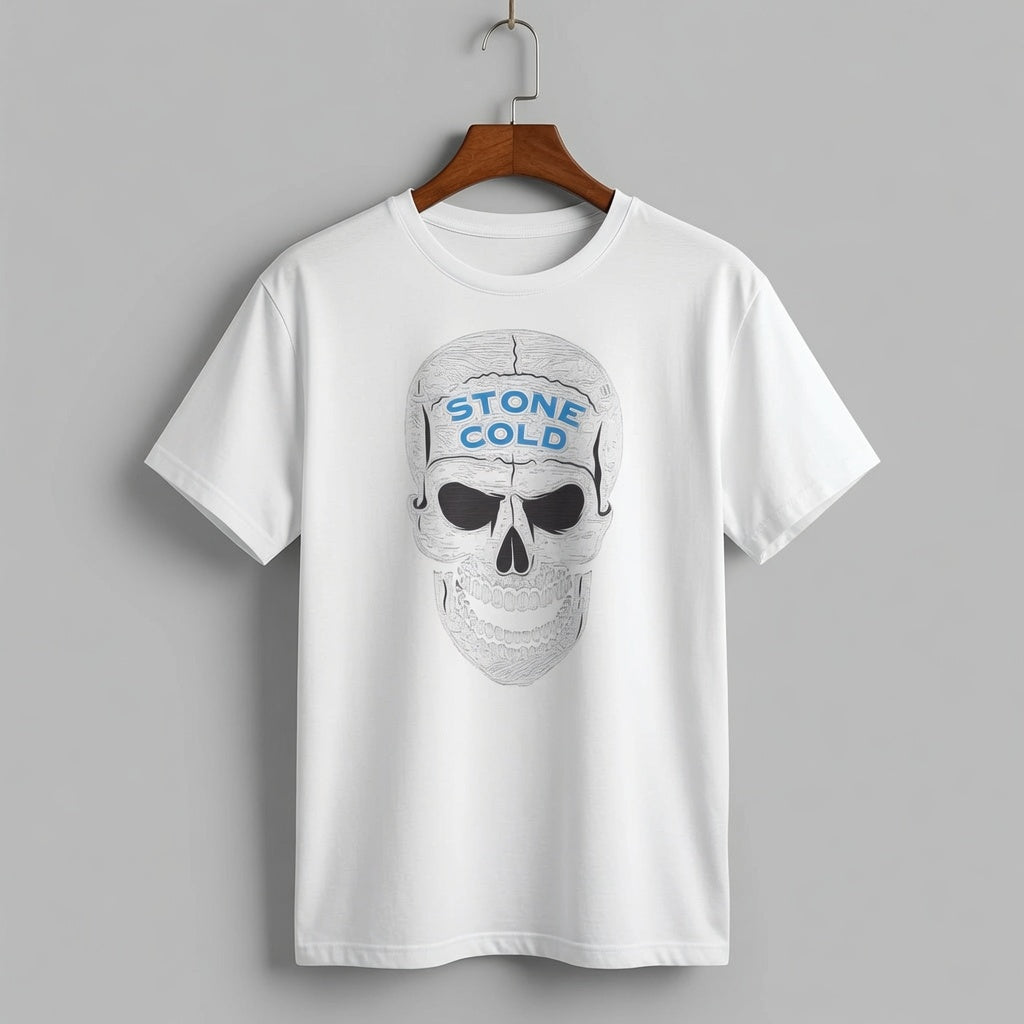 "Stone Cold" Skull Graphic Tee