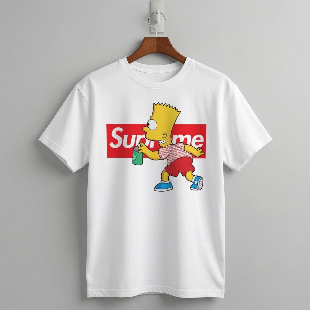 Bart Simpson "Spray Paint" Graphic Tee